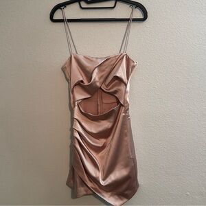 Zara satin mini dress